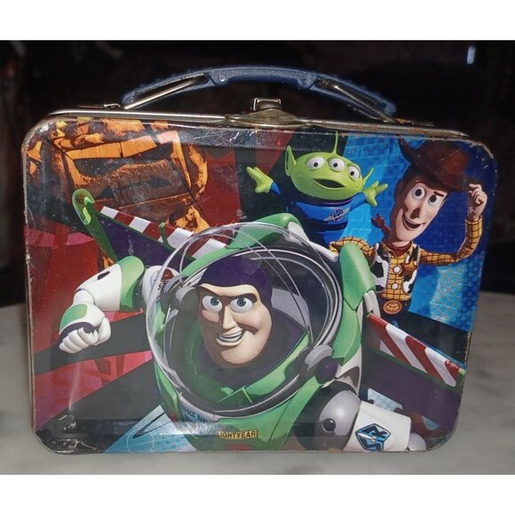 Child's Small Metal Lunch Box Toy Story About 5"x 6" x 3" - Picture 1 of 6
